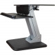 Startech.Com Height Adjustable Standing Desk Converter - Sit Stand Desk with One-finger Adjustment - Ergonomic Desk - 12" to 30" Screen Support - 28.66 lb Load Capacity - Flat Panel Display Type Supported - 6.3" Height x 28.3" Width - 