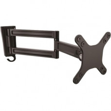 Startech.Com Wall Mount Monitor Arm - Dual Swivel - Supports 13&#39;&#39;&#39;&#39; to 27&#39;&#39;&#39;&#39; Monitors - VESA Mount - TV Wall Mount - TV Mount - 27" Screen Support - 33.20 lb Load Capacity - Black ARMWA
