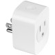 Aluratek eco4life Smart Home WiFi Outlet Plug - 120 V AC / 10 A - Alexa, Google Assistant Supported ASHP01F