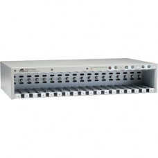 Allied Telesis MMCR18 Media Conversion Rack-Mount Chassis - 2 x Number of Power Supplies Supported - 18 Slot - 2U - Rack-mountable AT-MMCR18-00