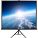 Ergoguys 135IN DIAG TRIPOD PROJ SCREEN MATTE WHITE FABRIC W/ CARRYING CASE - 96" x 96" - Matte White ATS-TP135B