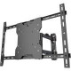 Crimson Av AU65 Mounting Arm - 13" to 65" Screen Support - 80 lb Load Capacity - Aluminum, Cold Rolled Steel - Black AU65