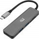 Adesso 6 in 1 USB-C Multiport Docking Station - for Notebook/Tablet/Smartphone/Monitor - 60 W - USB Type C - 3 x USB Ports - 2 x USB 3.0 - HDMI - Thunderbolt - Wired - TAA Compliance AUH-4020