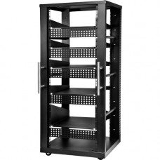 Peerless -AV 30U AV Component Rack System Compatible with most standard 19" rack accessories - 30U Rack Height x 19" Rack Width - Black - 1000 lb Maximum Weight Capacity AVL