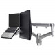 Atdec Combo Monitor Mount - 2 Display(s) Supported34" Screen Support AWMS-2-ND13-C-S