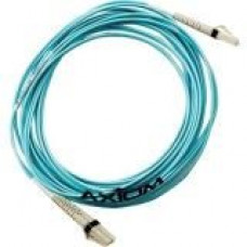 Axiom LC/SC 10G Multimode Duplex OM3 50/125 Fiber Optic Cable 10m - TAA Compliant - Fiber Optic for Network Device - 32.81 ft - 2 x LC Male Network - 2 x SC Male - 50/125 &micro;m - Aqua AXG92745