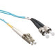 Axiom Fiber Cable 5m - TAA Compliant - 16.40 ft Fiber Optic Network Cable for Network Device - First End: 2 x LC Male Network - Second End: 2 x ST Male Network - 1.25 GB/s - 50/125 &micro;m - Aqua - TAA Compliant AXG94540