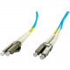 Axiom Fiber Cable 40m - TAA Compliant - 131.23 ft Fiber Optic Network Cable for Network Device - First End: 2 x LC Male Network - Second End: 2 x LC Male Network - 12.50 GB/s - Patch Cable - 50/125 &micro;m - Aqua AXG95568