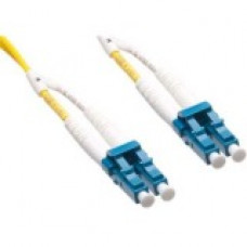 Axiom Fiber Optic Duplex Network Cable - 196.85 ft Fiber Optic Network Cable for Network Device - First End: 2 x LC Male Network - Second End: 2 x LC Male Network - 9/125 &micro;m - Yellow - TAA Compliant - TAA Compliance AXG96192