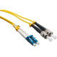Axiom Fiber Optic Duplex Network Cable - 229.66 ft Fiber Optic Network Cable for Network Device - First End: 2 x LC Male Network - Second End: 2 x ST Male Network - 9/125 &micro;m - Yellow - TAA Compliant - TAA Compliance AXG96695