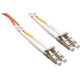 Axiom Fiber Optic Duplex Network Cable - 328.08 ft Fiber Optic Network Cable for Network Device - First End: 2 x LC Male Network - Second End: 2 x LC Male Network - 50/125 &micro;m - Orange - TAA Compliant AXG96858