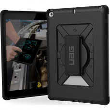 Urban Armor Gear Metropolis Carrying Case for 9.7" Apple iPad (5th Generation), iPad Air Tablet - Black - Impact Resistant, Drop Resistant - Hand Strap B-IPD17-HS-BK