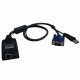 Tripp Lite USB Server Interface Module for B064 -IPG KVM Switches TAA GSA - Data Transfer Cable - RJ-45 Female Network - Type A Male USB, HD-15 Male VGA - Black - TAA Compliance B055-001-USB-V2