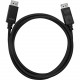 Accell B088C-507B-23 DisplayPort Audio/Video Cable - 6.56 ft DisplayPort A/V Cable for Audio/Video Device - First End: 1 x DisplayPort Digital Audio/Video - Second End: 1 x DisplayPort Digital Audio/Video - 32.4 Gbit/s - Supports up to 7680 x 4320 - Black