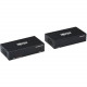 Tripp Lite B127-1A1-CH HDMI Extender - 2 x Network (RJ-45) - 2 x USB - 2 x HDMI - 125 ft Extended Range - Metal - Black - TAA Compliance B127-1A1-CH
