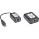 Tripp Lite 4-Port USB 2.0 Over Cat5 Cat6 Video Extender Hub Kit Transmitter & Receiver 164&#39;&#39; - TAA Compliance B203-104-PNP