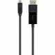 Belkin USB-C to DisplayPort Cable - 5.91 ft DisplayPort/USB A/V Cable for Monitor, Notebook, Projector, HDTV, Smartphone, Tablet, Audio/Video Device - First End: 1 x Type C Male USB - Second End: 1 x DisplayPort Male Digital Audio/Video - Supports up to 3