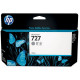 HP 727 (B3P24A) Gray Original Ink Cartridge (130 ml) - TAA Compliance B3P24A