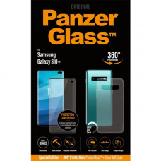 Panzerglass Samsung Galaxy S10+ & Clear Soft Case - For Samsung Smartphone - Crystal Clear - Scratch Resistant, Bacterial Resistant, Fingerprint Resistant, Impact Resistant, Odor Resistant, Shock Resistant, Shatter Resistant - Tempered Glass, Thermopl