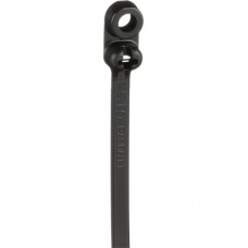 Panduit Dome-Top Cable Tie - Black - 500 Pack - 50 lb Loop Tensile - Nylon 6.6 - TAA Compliance BC2S-S10-D0