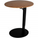 Ergoguys OVAL HEIGHT ADJUSTABLE CAFE TABLE BLACK BASE DARK BAMBOO TOP - Dark Bamboo Oval Top - 20" Table Top Length x 8" Table Top Width - 26" Height BDL-6746