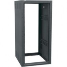 Middle Atlantic Products BGR-SA Series Rack, 25 RU, 27"D, w/o Rear Door - 19" 25U Wide x 24.40" Deep Floor Standing - Black Powder Coat - Steel, Steel - 12000 lb x Maximum Weight Capacity - 12000 lb x Static/Stationary Weight Capacity BGR-2