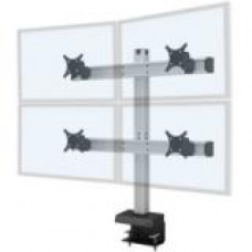 Innovative Bild Desk Mount for Monitor - Vista Black - 4 Display(s) Supported - 120 lb Load Capacity BILD-2/2-CM-104