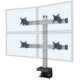 Innovative Bild Desk Mount for Monitor - Vista Black - 4 Display(s) Supported - 120 lb Load Capacity BILD-2/2-CM-104
