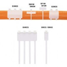 Panduit Dome-Top Cable Tie - Natural - 1000 Pack - 18 lb Loop Tensile - Nylon 6.6 - TAA Compliance BM2M-M