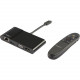 Startech.Com USB-C Multiport Adapter with Wireless Presentation Remote - Mac or Windows - VGA or 4K HDMI - With Gigabit Ethernet - Laptop Docking Station Bundle BNDDKTCHVPRS