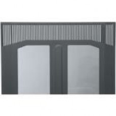 Middle Atlantic Products Plexi Front Door, 45 RU BGR Racks - Plexiglas, Steel - Black - 45U Rack Height - 81.7" Height - 21.9" Width - 1.4" Depth BPFD-45