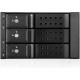 iStarUSA BPN-DE230HD Drive Enclosure for 5.25" 12Gb/s SAS, Serial ATA/600 - Serial ATA/600 Host Interface Internal - Black - Yes - 3 x HDD Supported - 3 x 3.5" Bay - Aluminum BPN-DE230HD-BLACK