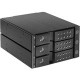 iStarUSA BPN-DE230P Drive Enclosure for 5.25" 12Gb/s SAS, SATA/600 Internal - Black - Yes - 3 x HDD Supported - 3 x 3.5" Bay - Aluminum BPN-DE230P-BLACK