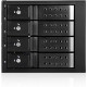 iStarUSA BPN-DE340HD Drive Enclosure for 5.25" 12Gb/s SAS, Serial ATA/600 - Serial ATA/600 Host Interface Internal - Black - Yes - 4 x HDD Supported - 4 x 3.5" Bay - Aluminum BPN-DE340HD-BLACK