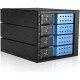 iStarUSA BPN-DE340HD Drive Enclosure for 5.25" 12Gb/s SAS, Serial ATA/600 - Serial ATA/600 Host Interface Internal - Black, Blue - Yes - 4 x HDD Supported - 4 x 3.5" Bay - Aluminum BPN-DE340HD-BLUE