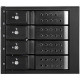 iStarUSA BPN-DE340MS Drive Enclosure Internal - Black - 4 x HDD Supported - 4 x SSD Supported - 4 x 3.5" Bay - 12Gb/s SAS, Serial ATA/600 - 12Gb/s SAS - Aluminum BPN-DE340MS-BLACK