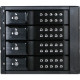 iStarUSA BPN-DE340SS Drive Bay Adapter Internal - Black - 4 x 3.5" Bay - RoHS Compliance BPN-DE340SS-BLACK