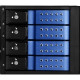 iStarUSA BPN-DE340SS Drive Bay Adapter Internal - Blue - 4 x 3.5" Bay - RoHS Compliance BPN-DE340SS-BLUE