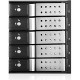 iStarUSA BPN-DE350HD Drive Enclosure for 5.25" 12Gb/s SAS, Serial ATA/600 - Serial ATA/600 Host Interface Internal - Black, Silver - Yes - 5 x HDD Supported - 5 x 3.5" Bay - Aluminum BPN-DE350HD-SILVER