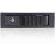 iStarUSA BPN-SEA110HD Drive Bay Adapter for 5.25" - Serial ATA/600, 12Gb/s SAS Host Interface Internal - Black - 1 x HDD Supported - 1 x 3.5" Bay - Aluminum BPN-SEA110HD-BLACK