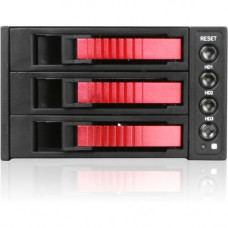 iStarUSA BPU-230SATA Drive Bay Adapter Internal - 3 x 3.5" Bay - RoHS Compliance BPU-230SATA-RED