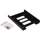 Bytecc BRACKET-250 Drive Bay Adapter Internal - Black - 1 x Total Bay - 1 x 2.5" Bay - Metal - 3.5" BRACKET-250