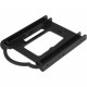 Startech.Com 2.5in SSD / HDD Mounting Bracket for 3.5-in. Drive Bay - Tool-less Installation - 1 x HDD Supported - 1 x SSD Supported - 1 x Total Bay - 1 x 2.5" Bay - Serial ATA, IDE, U.2 (SFF-8639), SAS - Plastic - 3.5" BRACKET125PT