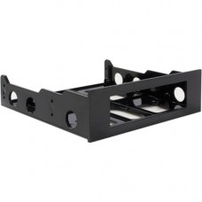 Startech.Com 3.5in Hard Drive to 5.25in Front Bay Bracket Adapter - Bracket for 3.5 Inch Floppy with Bezel - Storage bay adapter - black - Metal - RoHS, TAA Compliance BRACKETFDBK