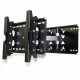 Bytecc BT-2337TSX-BK Full Motion Double Arm Extended Wall Mount - 100 lb - Black BT-2337TSX-BK