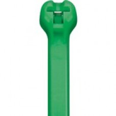Panduit Dome-Top Cable Tie - Green - 1000 Pack - 50 lb Loop Tensile - Nylon 6.6 - TAA Compliance BT2S-M5