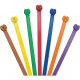 Panduit Dome-Top Cable Tie - Orange - 1000 Pack - 50 lb Loop Tensile - Nylon 6.6 - TAA Compliance BT2S-M3