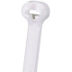 Panduit Dome-Top Cable Tie - Natural - 1000 Pack - 18 lb Loop Tensile - Nylon 6.6 - TAA Compliance BT1.5M-M