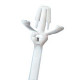 PANDUIT Dome-Top Barb Ty Winged Push Mount Tie - Cable Tie - TAA Compliance BW1.5I-D