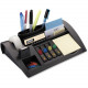 3m Post-it&reg; Notes Kit Desk Organizer - 7 Compartment(s) - 2.8" Height x 10.3" Width x 6.8" Depth - Desktop - Black - Plastic - 1 Each C-50